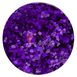 Decor pentru unghii 8g SU57 paiete hexagonale Purple metalizat